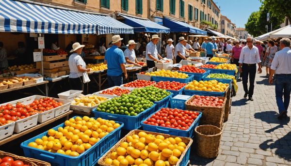 Comment profiter des marchés à Palavas les Flots cet été ?