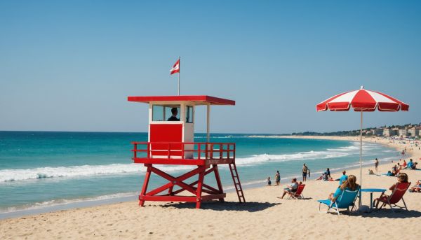 Venez profiter de la baignade surveillée à Bègles plage