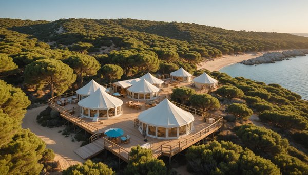Camping de luxe à hyères : 5 étoiles entre mer et var