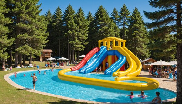 Profitez d'un été fantastique en camping avec toboggan aquatique dans le sud-ouest de la France!