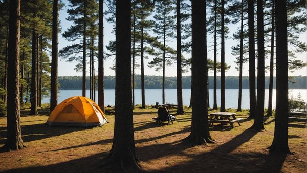 Découvrez le camping paisible au bord du lac de biscarrosse