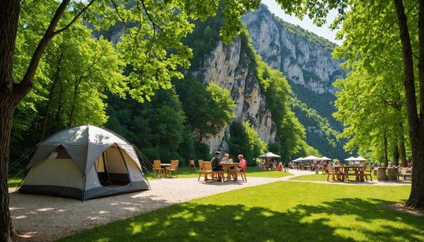Découvrez le camping le ventoulou à rocamadour, un 4 étoiles